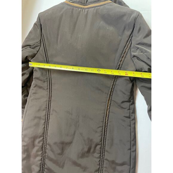 Sportmax Coat Womens Size 4 Dark Brown Suede Accents Max Mara - Picture 11 of 11